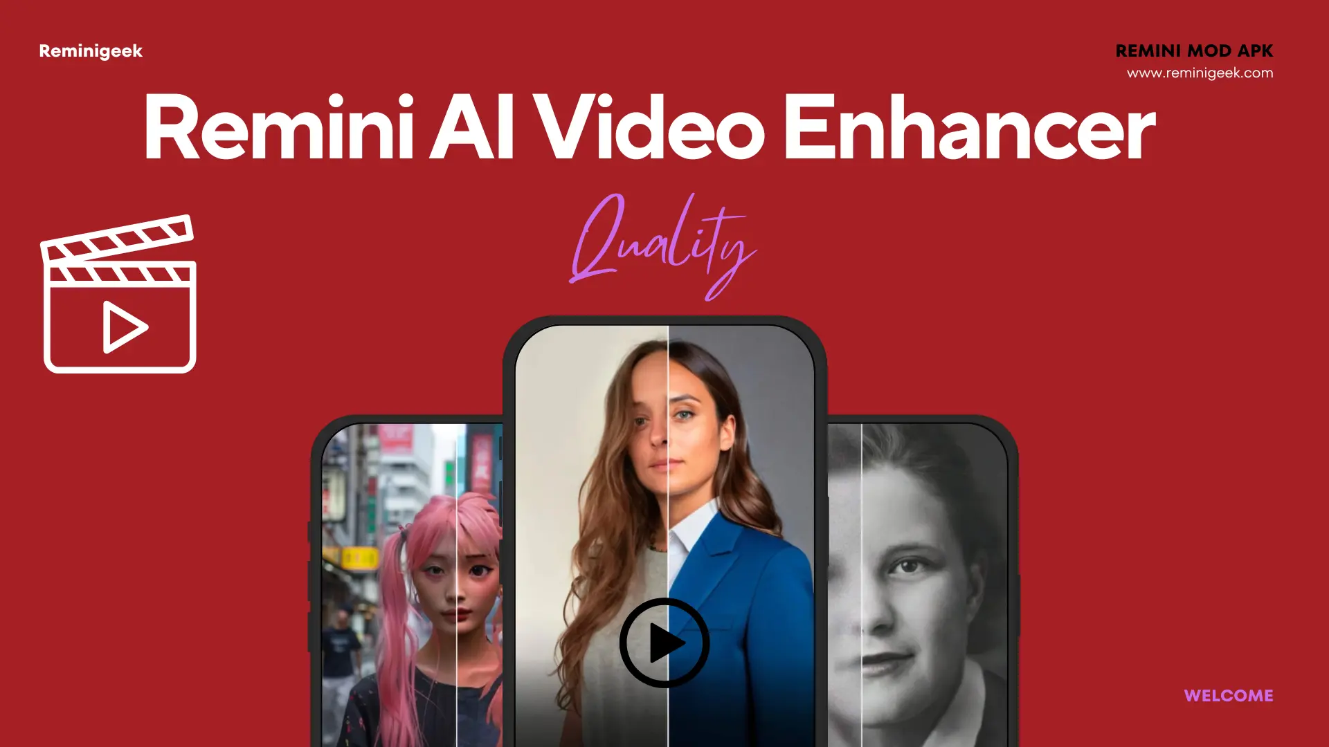 Remini es un potenciador de vídeo