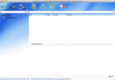 Backuptrans Android iPhone SMS